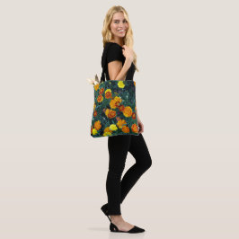 Bolso De Tela Naranja bonito Marigolds