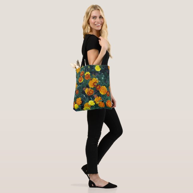 Bolso De Tela Naranja bonito Marigolds (Puesto)