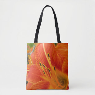 Bolso De Tela naranja brillante