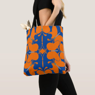Bolso De Tela Naranja Butterflies Fun Tote Bag