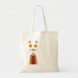 BOLSO DE TELA NARANJA CAT