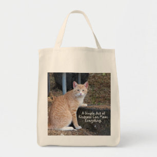 Bolso De Tela Naranja de amabilidad Tabby Cat Tote Bag