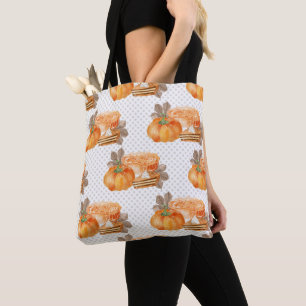 Bolso De Tela Naranja DE COLOR DE AGUA CAÍDA BOMBA Y PIES