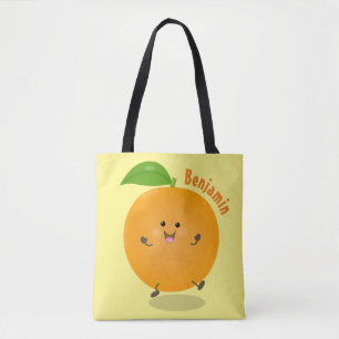Bolso De Tela Naranja de danza dulce cítricos