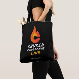Bolso De Tela Naranja de la Iglesia Reto Flame Negro