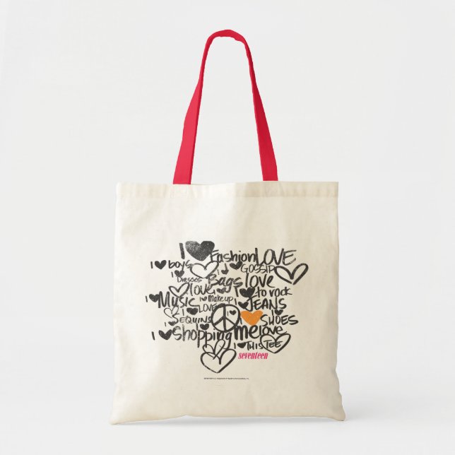 Bolso De Tela Naranja de la pintada (Frente)