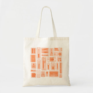 Bolso De Tela Naranja de Planner Stationery Peach