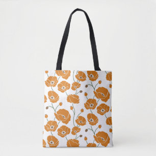Bolso De Tela Naranja del campo de los cachorros