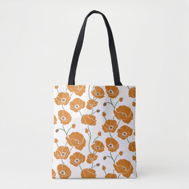 Bolso De Tela Naranja del campo de los cachorros (Anverso)
