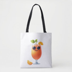 Bolso De Tela Naranja Divertido vacaciones alegres Fiesta de beb