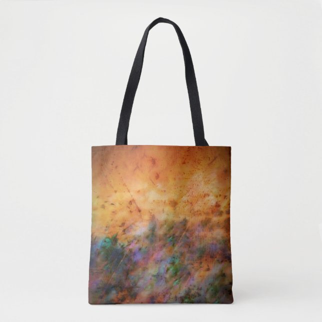 Bolso De Tela Naranja Dreamscape (Anverso)