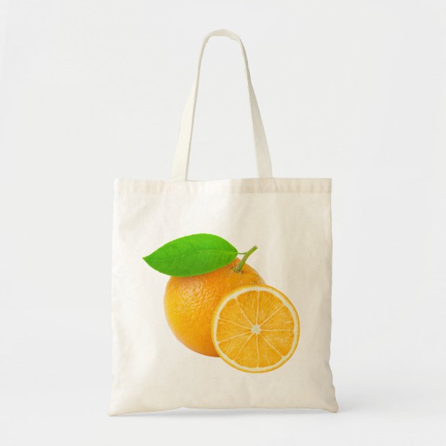 Bolso De Tela Naranja fresco (Frente)