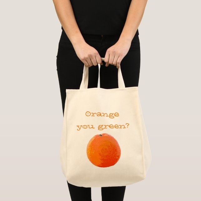 Bolso De Tela Naranja Jugosa (Anverso (producto))