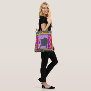 Bolso De Tela Naranja keniano Tote Bag