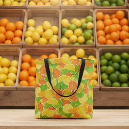 Bolso De Tela Naranja Lemon Lime