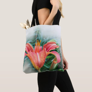Bolso De Tela naranja lily