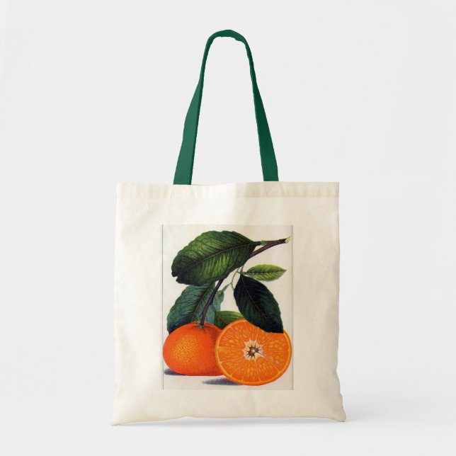 Bolso De Tela Naranja mandarín (Frente)