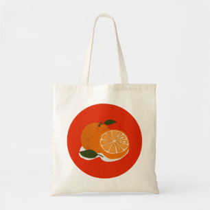 Bolso De Tela Naranja mandarín