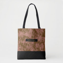 Bolso De Tela Naranja Marmolada | Tote Navideña Chic