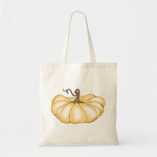Bolso De Tela naranja plano de calabaza