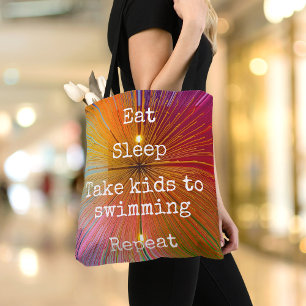 Bolso De Tela Naranja Rojo Rosa Coma Los Niños Que Duermen Para