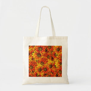 Bolso De Tela Naranja Sunflowers