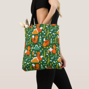 Bolso De Tela Naranja Wild Otumn Winter Forest Fox