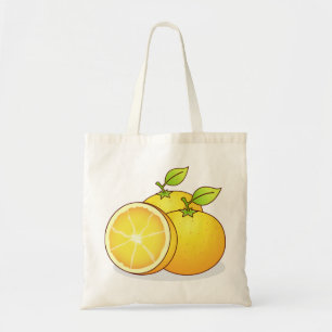Bolso De Tela Naranjas de fruta linda