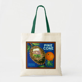 Bolso De Tela Naranjas de Pine Cone