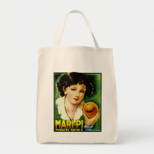 Bolso De Tela Naranjas Mari Pi