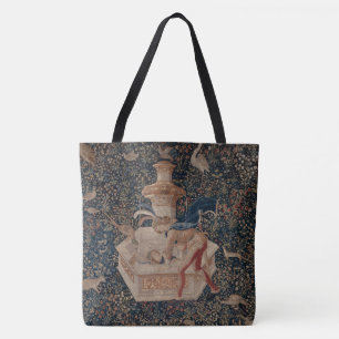 Bolso De Tela Narciso en el Pozo, Tapiz Medieval