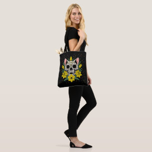Bolso De Tela Narciso y cráneo de gato de marzo