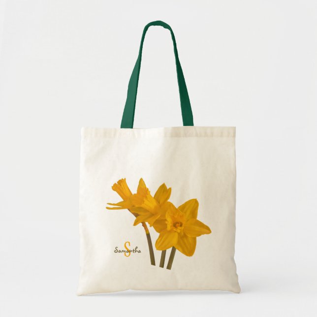 Bolso De Tela Narcisos (Frente)