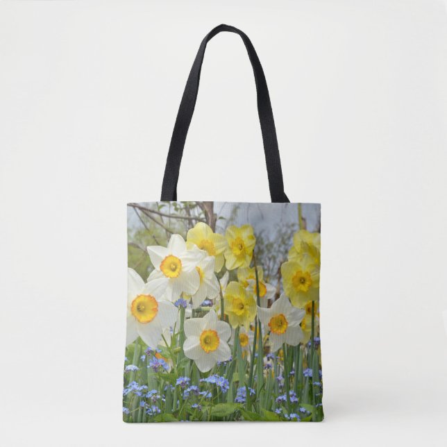 Bolso De Tela Narcisos de la primavera (Anverso)