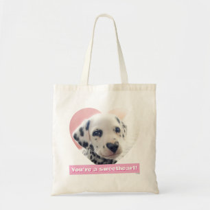 Bolso De Tela Nariz de Corazón Dálmata