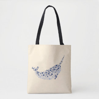 Bolso De Tela Narwhal In Dots