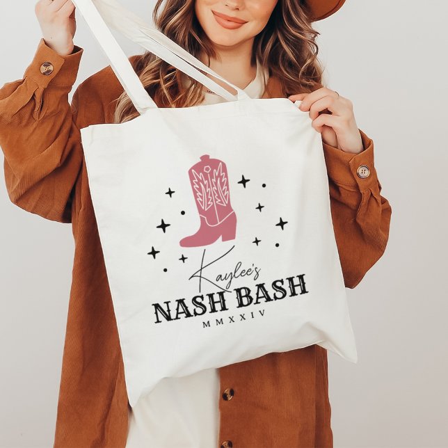 Bolso De Tela Nash Bash Nashville Vaquera Despedida de Soltera (Subido por el creador)