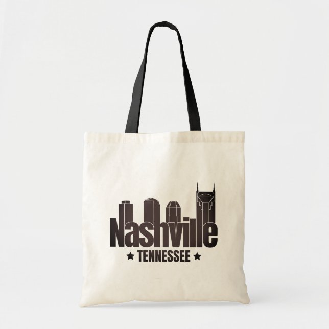 Bolso De Tela Nashville Tennessee (Frente)