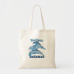 Bolso De Tela Nassau Bahamas Vacaciones para delfines tribales
