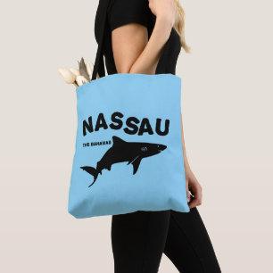 Bolso De Tela Nassau - Las Bahamas: Camiseta de buceo de tiburon