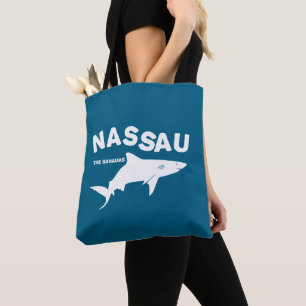 Bolso De Tela Nassau - Las Bahamas: Camiseta de buceo de tiburon