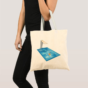 Bolso De Tela Natación chica