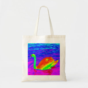 Bolso De Tela Natación en cisne