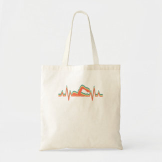 Bolso De Tela Natación Nadadora Natación Latido