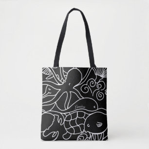 Bolso De Tela Natación nocturna personalizada