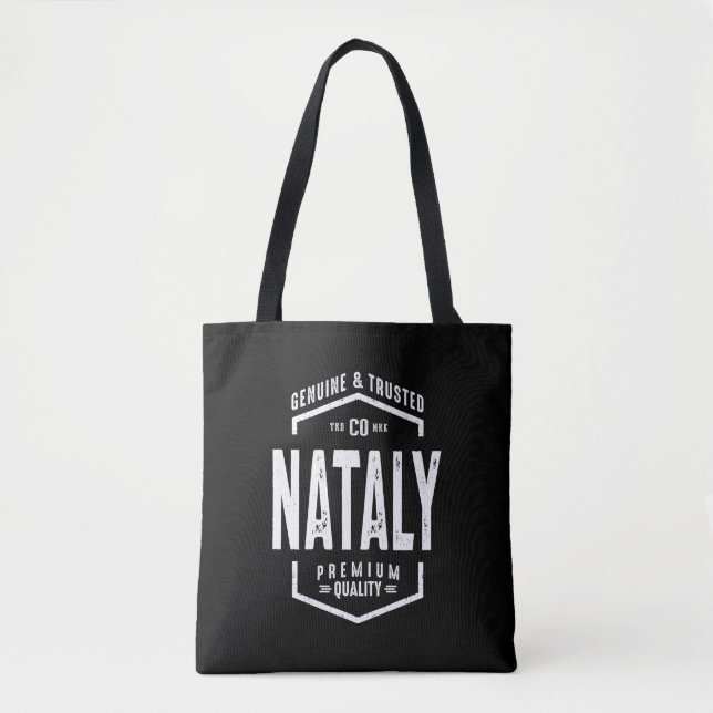 Bolso De Tela Natialy Personalized Name Birthday Gift (Anverso)