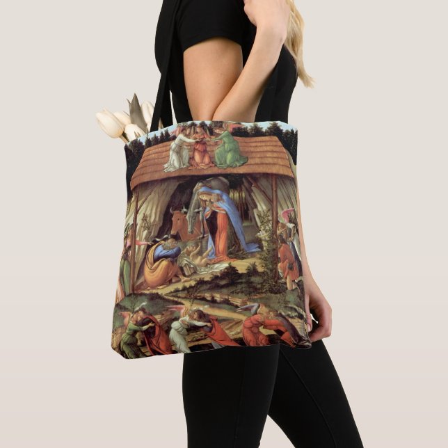 Bolso De Tela Natividad navidades, nacimiento de Cristo por Bott (Detalle)