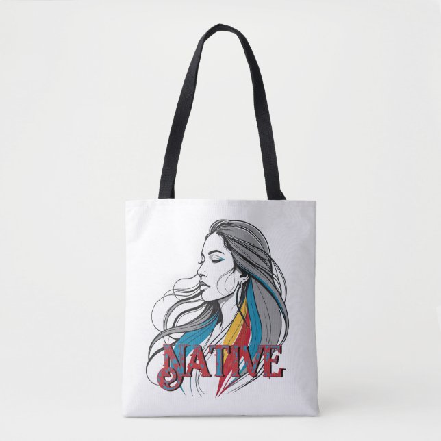 Bolso De Tela Nativo (Anverso)
