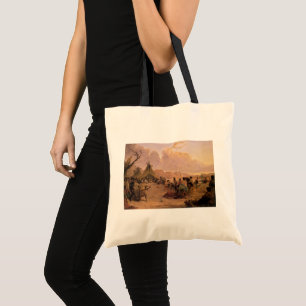 Bolso De Tela Nativo-americano vintage, danza médica de Eastman