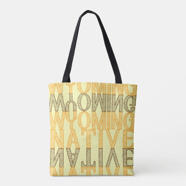 Bolso De Tela Natural de Wyoming (Reverso)
